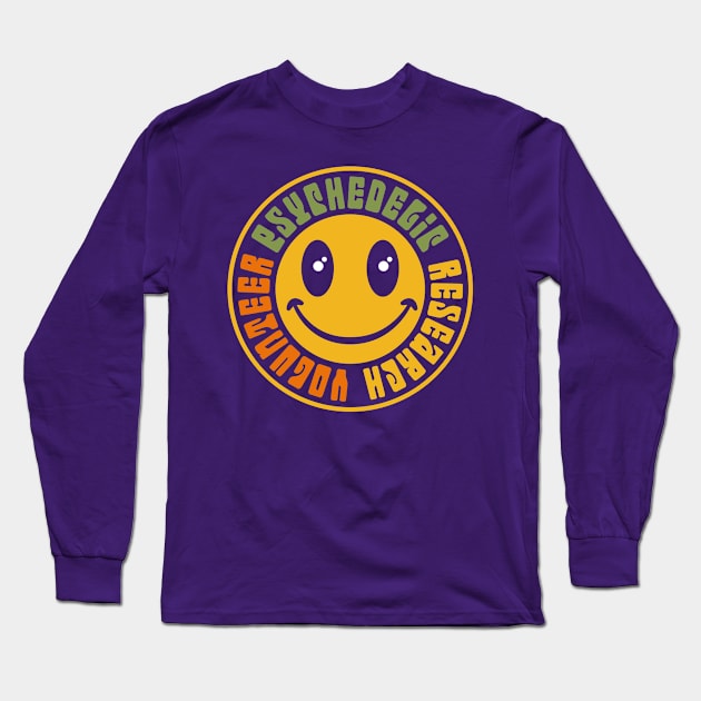 Psychedelic Research Volunteer Long Sleeve T-Shirt by imotvoksim